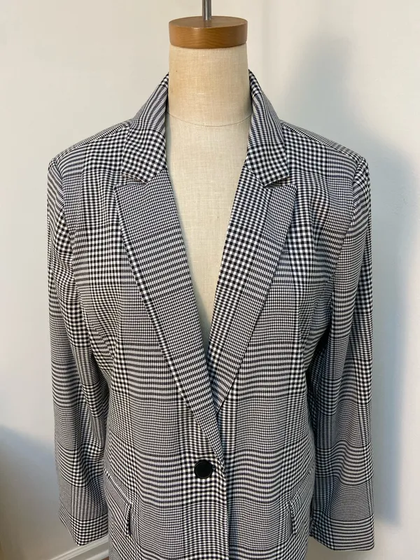 Marled NWT - Glen Plaid Blazer - Image 2