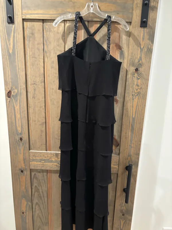 black formal dress Size 8 - Image 2