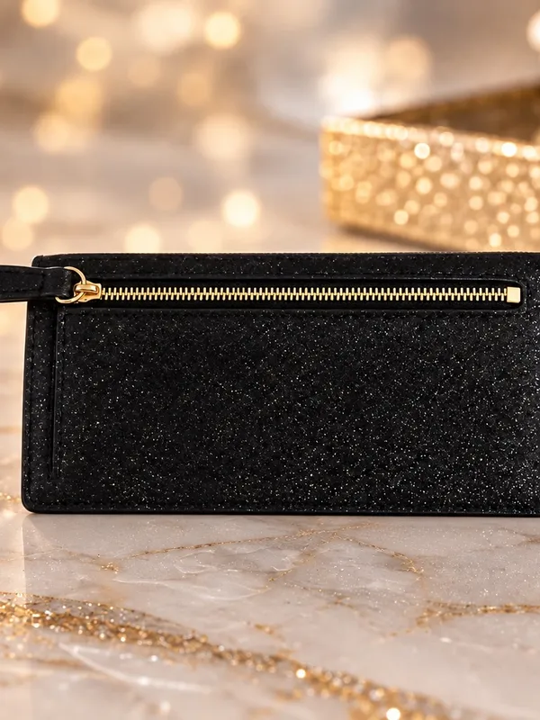Michael Kors Glitter Wallet Snap Closure HOLIDAY PERFECT - Image 2