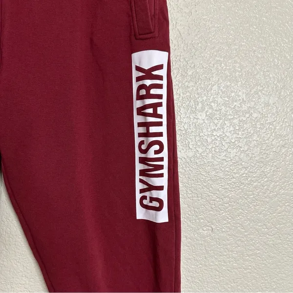 Gymshark Women's Maroon Athletic Jogger Pants, Sz Medium - Image 5