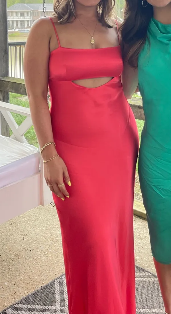 ASTR Satin Dress - Image 3