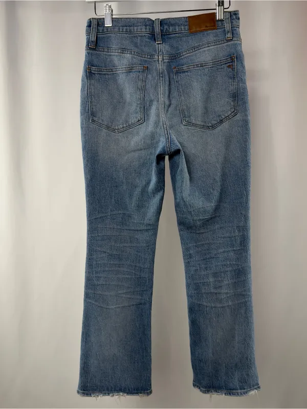 Madewell Cali Demi-Boot Jeans in Dory Wash: Comfort Stretch Edition Size‎ 26 - Image 7