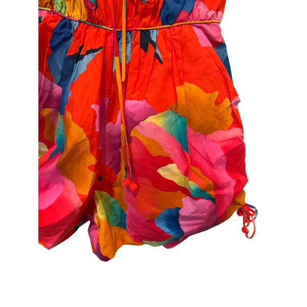 FARM Rio Ombre Chita Red Romper Size XS - Image 9