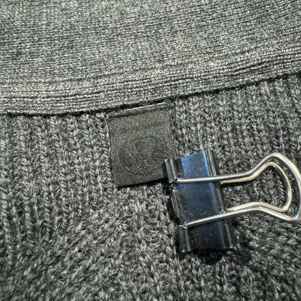 Lululemon Womens Cardigan Sweater Merino Wool Ribbed Long Wrap Gray Size 4 EZ - Image 3