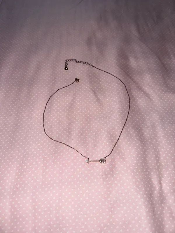 Francesca's Rose Gold Arrow Necklace - Image 2