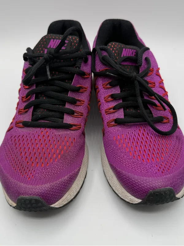 Nike Air Zoom Pegasus 32 6.5Y Purple Pink Black Running Shoes 759972-500 - Image 2