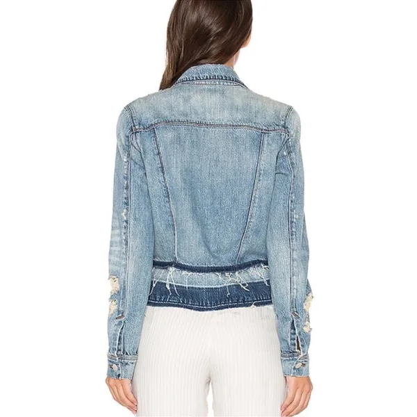 J Brand Deena Released Hem Jean Jacket C31‎ - Image 4