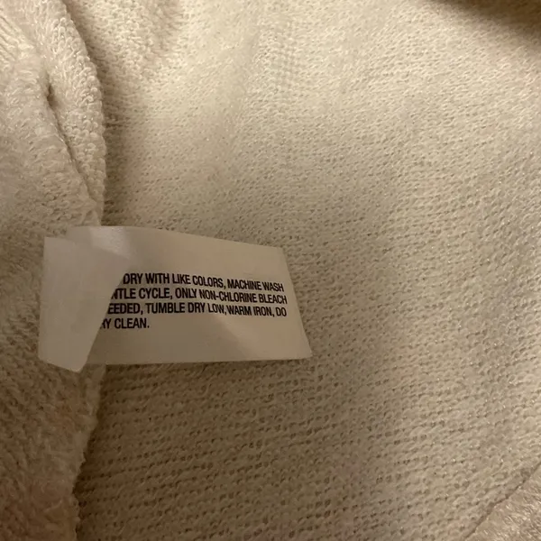 GAP Cream Cowl Neck Women's Sweater - Image 7