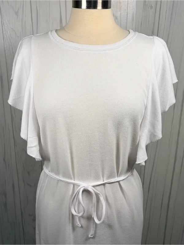 NWT Z SUPPLY The Capri Flutter Sleeve Stretch Terry‎ Boho Mini Dress, Large - Image 2