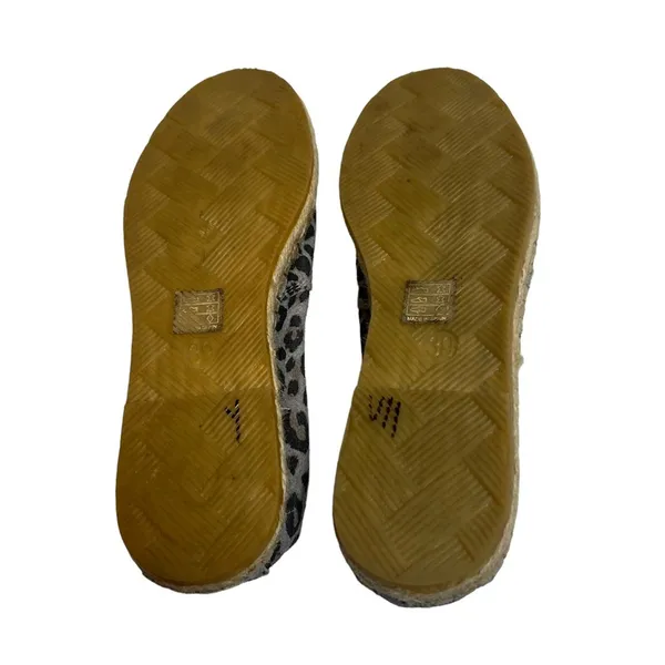 Free people canyon panther gray leopard‎ print slip on espadrille shoes Sz 39 - Image 5