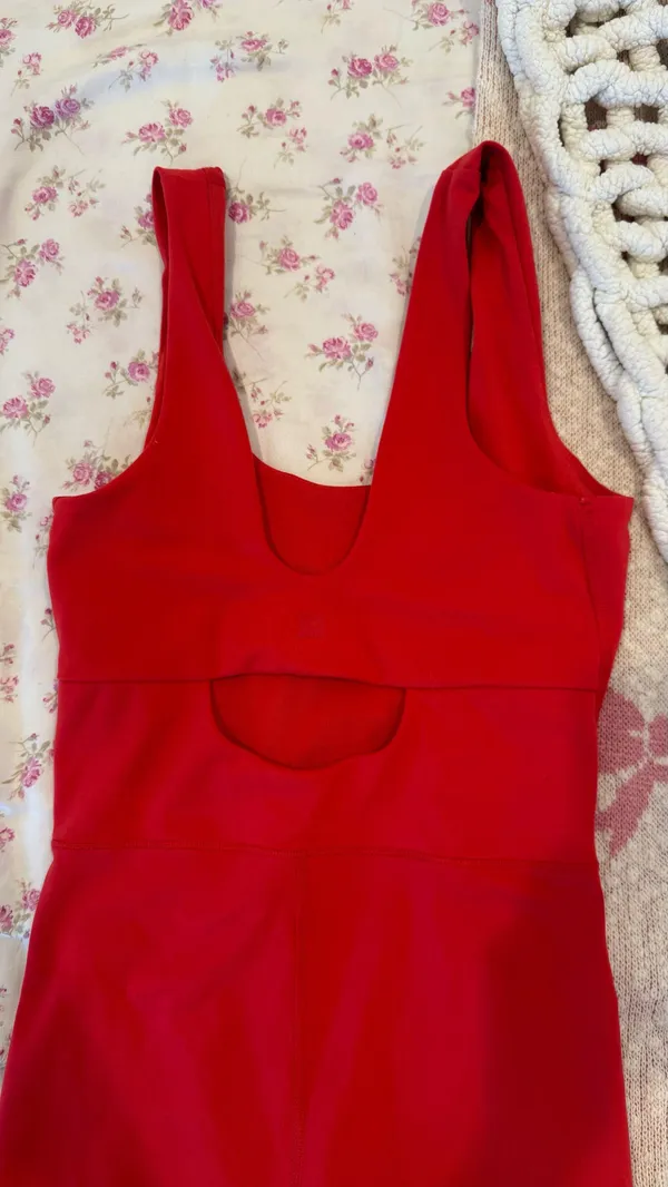 Workout jumpsuit Red - Image 3