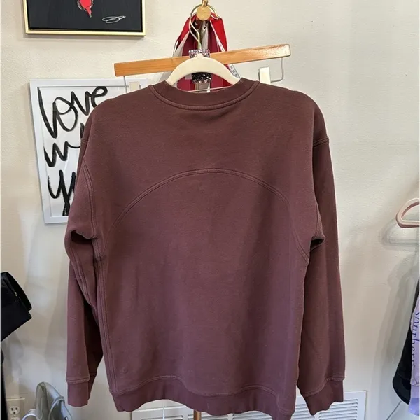 💛💎RARE💎💛Lululemon All Yours Crew *Graphic in Brown Earth - Image 4