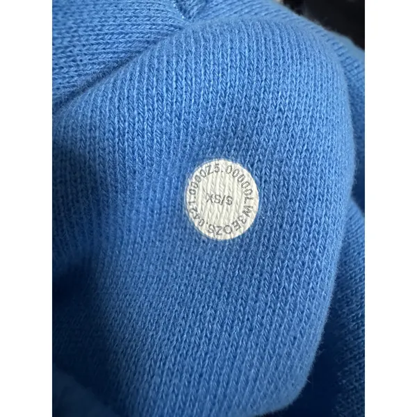 Lululemon Oversized Scuba Zip Hoodie Blue Nile Cropped Cotton Terry Size XS/S - Image 4