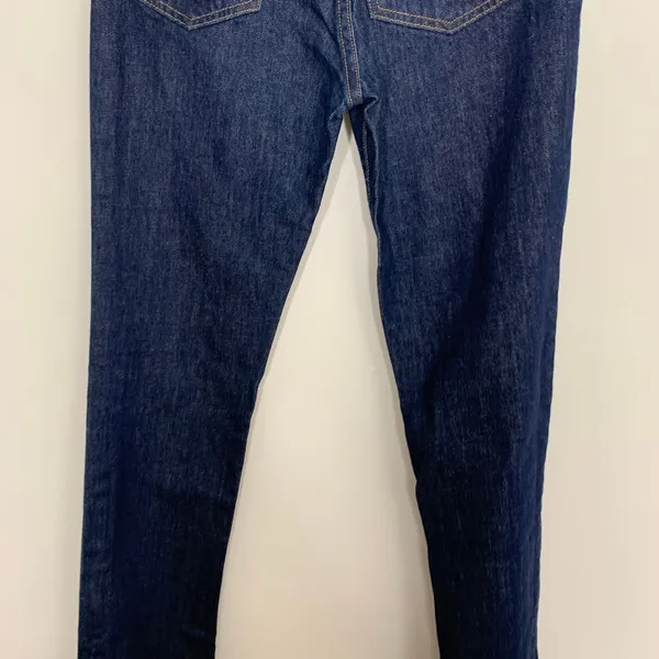 Reformation Brooke High Straight Zip Jeans Womens Size 26 Dark Wash Blue - Image 5