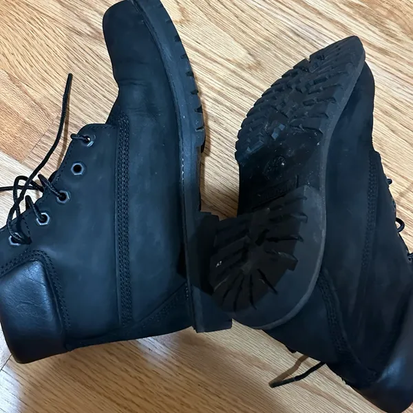 Timberland Black Women's Lace Up Boots - Image 4