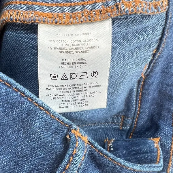 Anthropologie Pilcro High-Rise Cropped Wide-Leg Jeans Snap Hem Size‎ 29 - Image 15