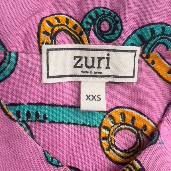 Zuri Fiddlesticks tunic dress‎ African wax print kitenge sz XXS - Image 5