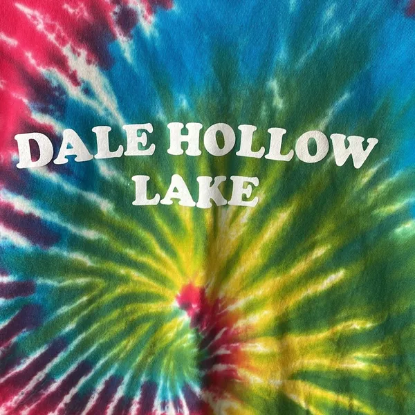 Vintage Oversized Tie Dye 100% Heavyweight Cotton Camp Tee Shirt Size Large - Image 3