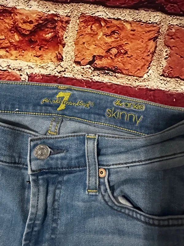 7 for all mankind jeans size 25 - Image 5