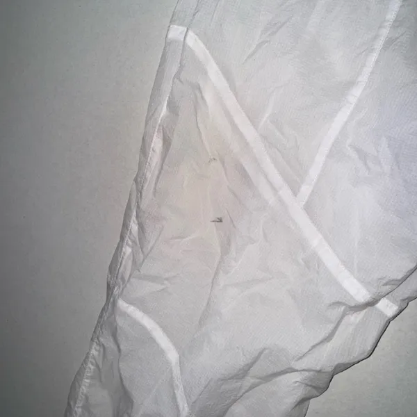 Gymshark Women's White Nylon Jogger Pants M Activewear Lightweight Pockets - Image 12