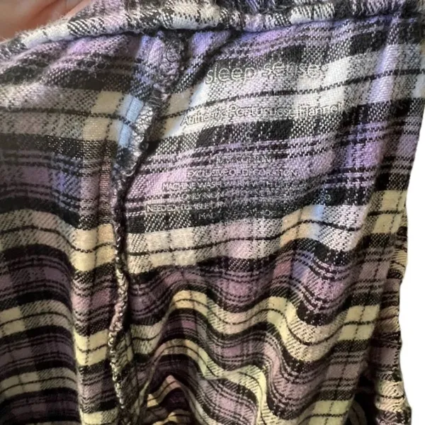 Sleep Sense Flannel Pajamas‎ Purple - Image 5