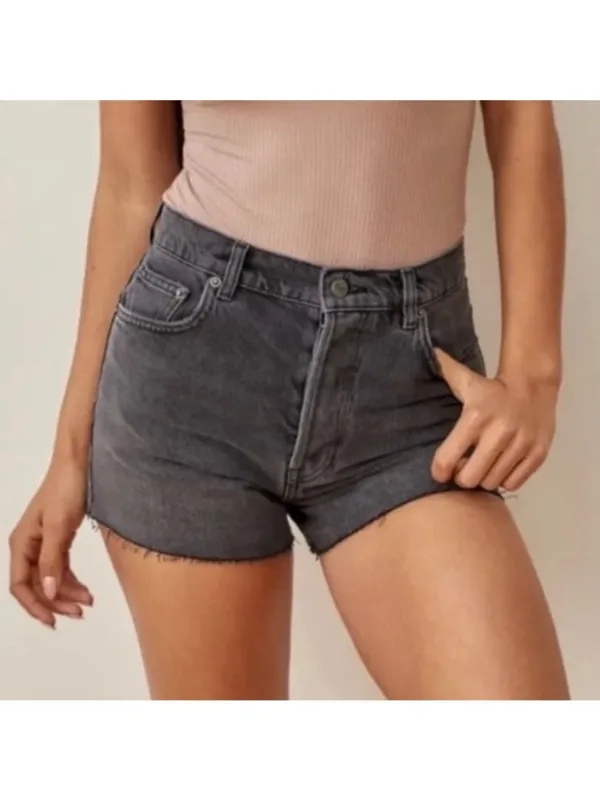 Reformation Charlie Shorts 29‎ Havana Button Fly Resort Wear Quiet Luxury Casual - Image 2