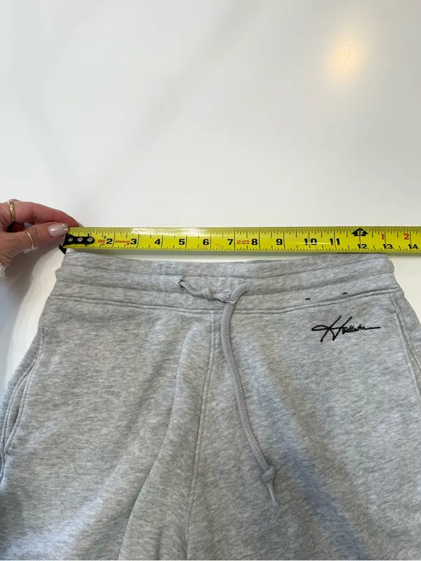 Hollister Gray Cozy Athletic Drawstring Shorts - Image 3