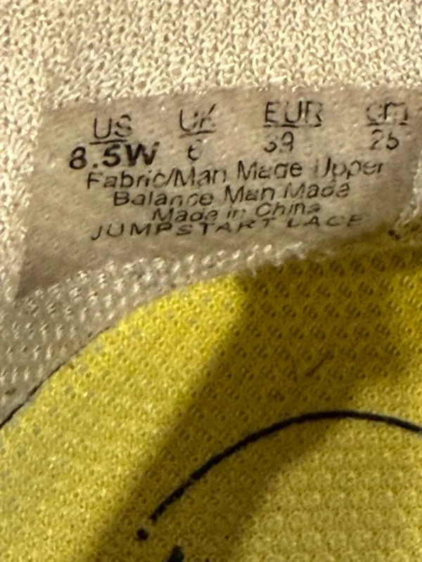 Ryka Jumpstart Lace Sneakers Women's 8.5W Beige Athletic Shoes - Image 5