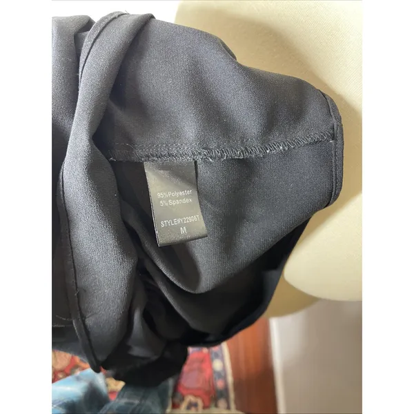 Tuckernuck Pomander Place Black Kenzo Crepe‎ Blouse Top Women's Size Medium - Image 10