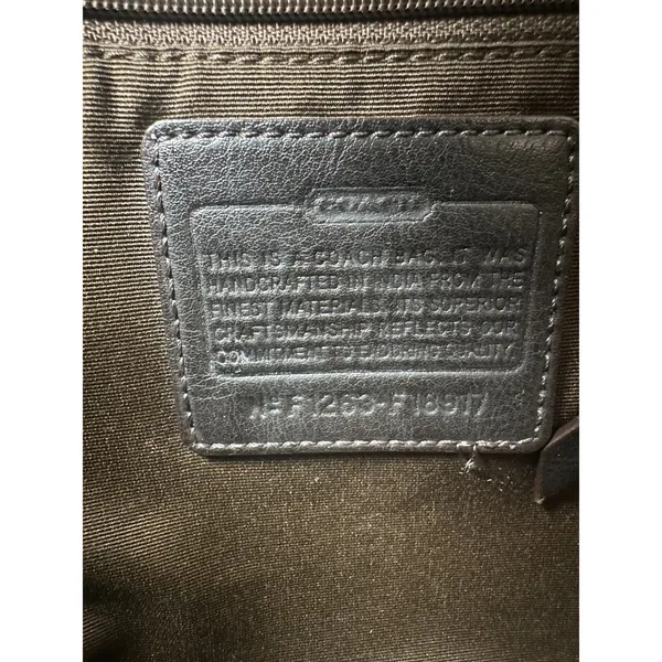Coach 18917 Peyton Signature Brown Leather Tote Purse Handbag Shoulder - Image 5
