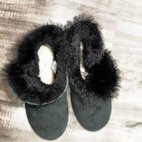 UGG Mini Bailey Button II Boots Black Size 6 - Image 8