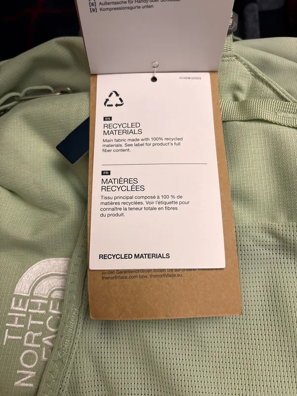 The North Face Womens Recon Laptop Backpack Misty Sage Dark Heather/Meld Grey - Image 6