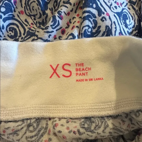 Lilly Pulitzer The Beach Pant Linen Size XS - Image 3