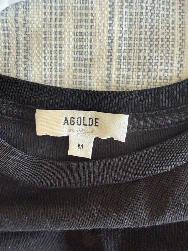AGOLDE short sleeve black tee - Image 3