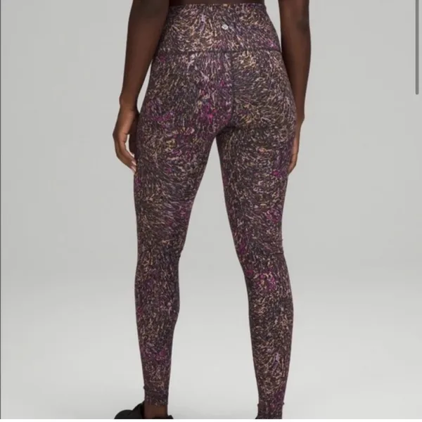 Lululemon Wunder Train High-Rise Tight 28" Topography Multi Purple Pink 12 - Image 6