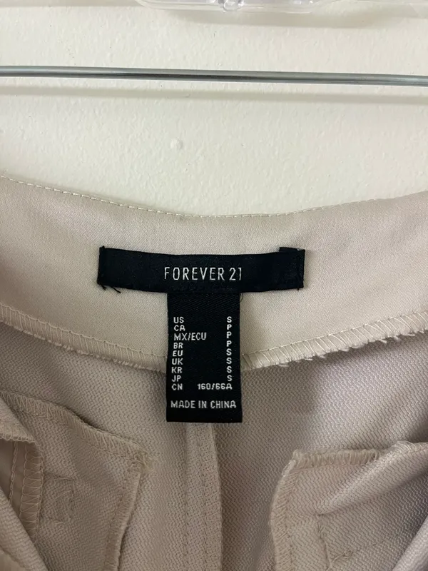 Satin Trousers Tan - Image 4