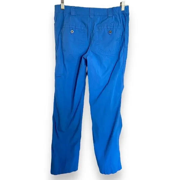 Chico's Blue Cargo Utility Pants Women's Size 0‎ US 4 Short - Image 4