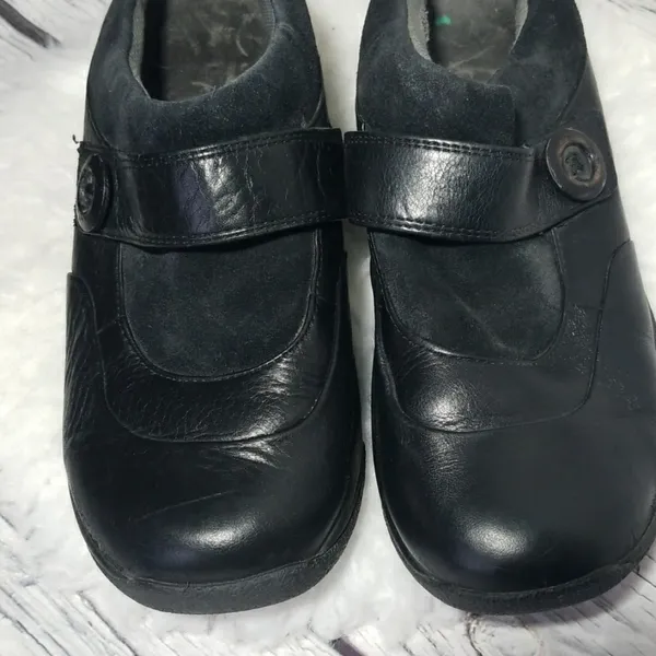 Dansko slip on black clog mule nursing career shoes sz 9 - Image 3