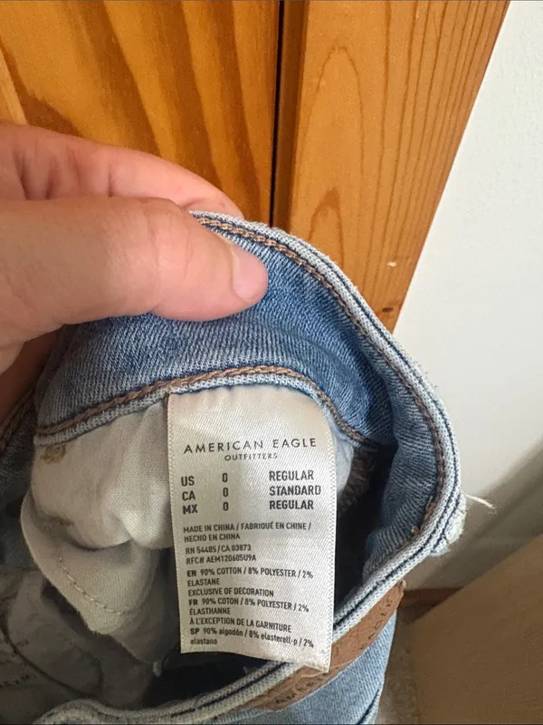 American Eagle Next Level Stretch High-Rise Distressed Jegging Jeans Size 0 - Image 8