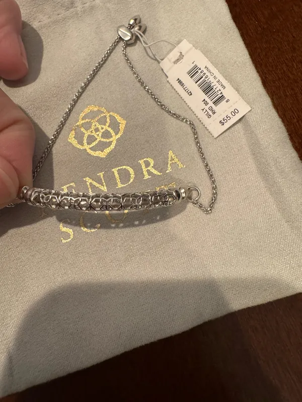 Kendra Scott Gilly Silver Bracelet New - Image 3