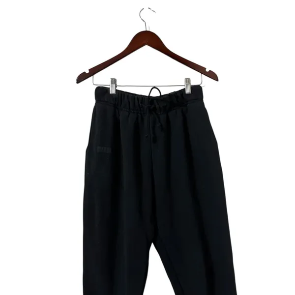 SET ACTIVE Heavyweight Onyx Cotton Black Sweatpants Joggers - Image 4