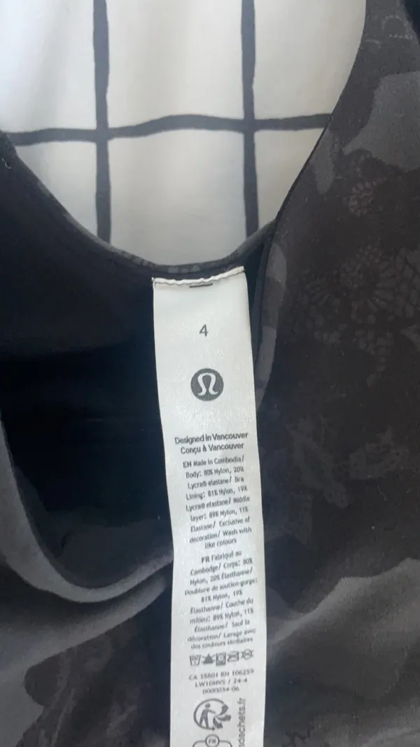 Lululemon black camo align tank - Image 3