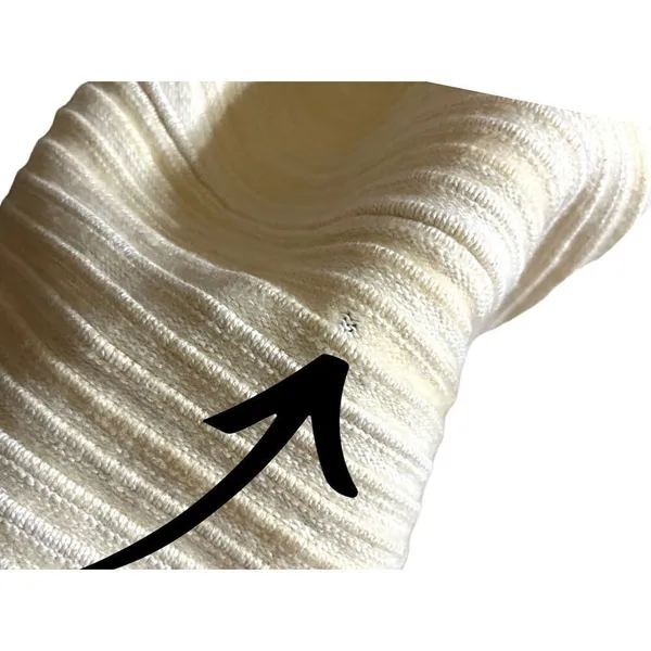 Vintage‎ Cream Chunky Knit Long Duster Cardigan - Image 11