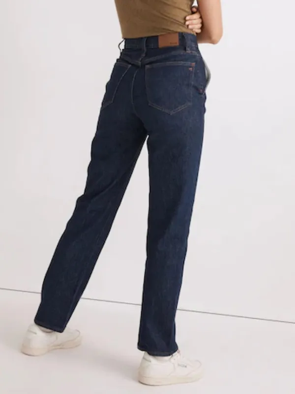 Madewell The Perfect Vintage Straight Jean in Greenhaven Wash Seamed Version 24 - Image 2