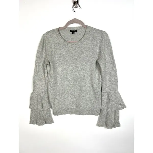 J.‎ Crew mercantile ruffle sleeve wool sweater - Image 6