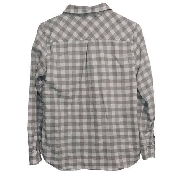 Banana Republic Women's Gingham Button Up 100% Cotton Shirt Small‎ Office Casual - Image 2