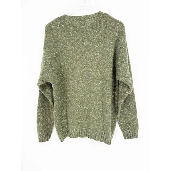 GAP Vintage Wool Blend Sweater Women's M Green Cabin Core - Image 3