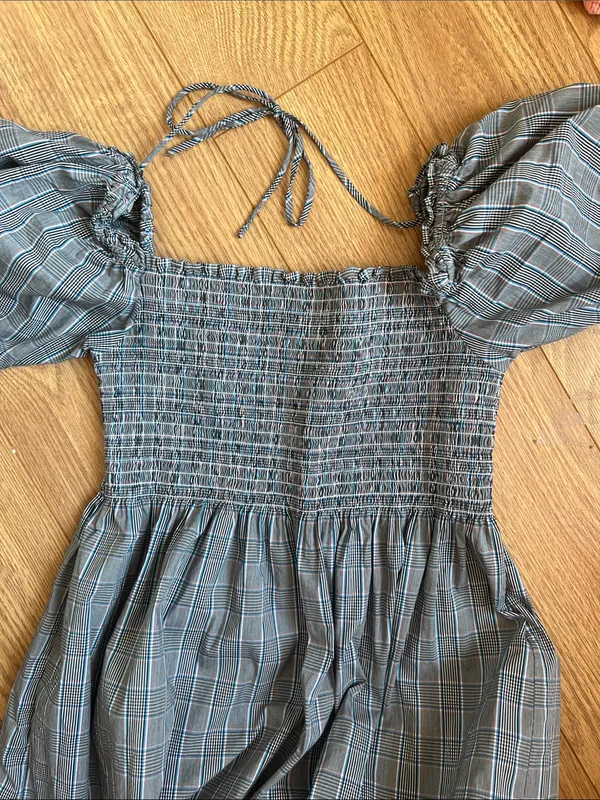 Hill House Athena Nap Dress - Tai Check XS - Image 4