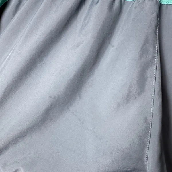 Nike Gym Shorts Dri Fit Lined Running Athletic Gray And Blue Built In Spandex XL - Image 12