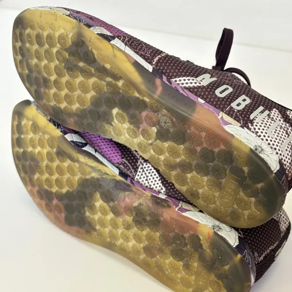 NOBULL Project Magnolia SuperFabric Cross Training Shoes Sz 7 Purple Floral Gym - Image 6